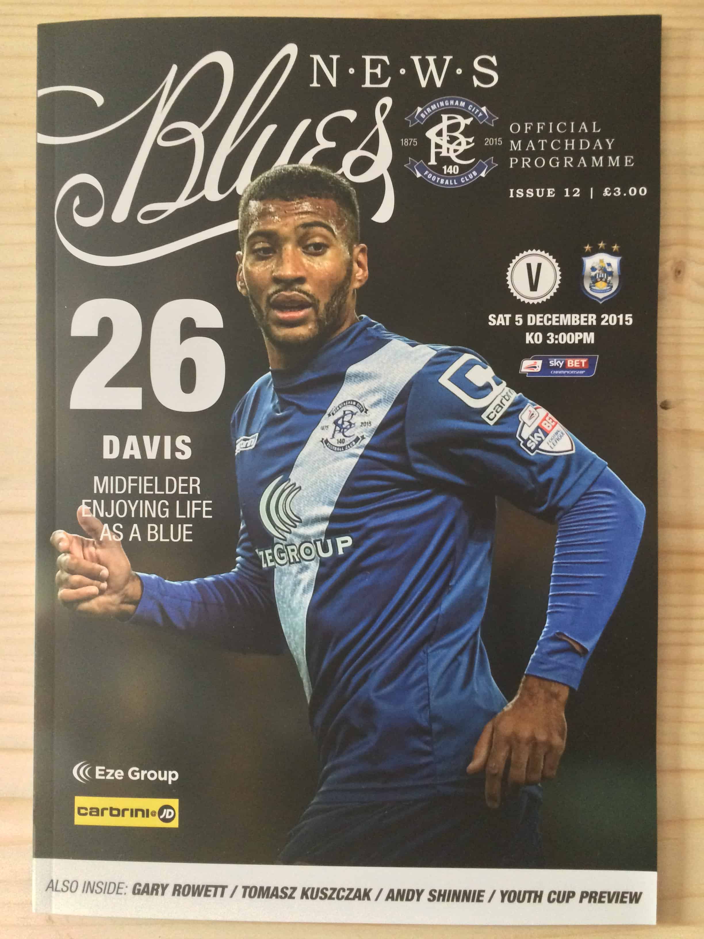 Birmingham City FC v Huddersfield Town FC